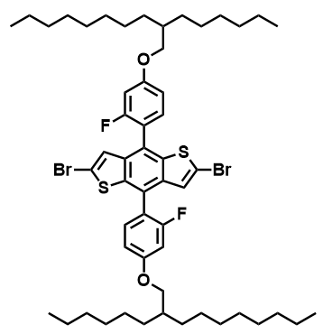 2,6-二溴-4,8-双(2-氟-4-((2-己基癸基)氧基)苯基)苯并[1,2-b:4,5-b']二噻吩