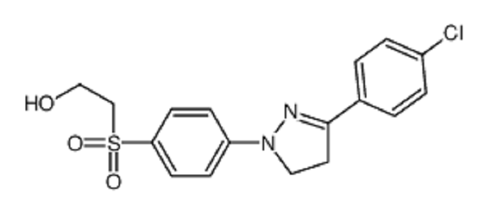 2-[4-[3-(4-氯苯基)-4,5-二氢吡唑-1-基]苯基]磺酰基乙醇  3656-22-2