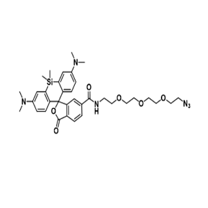 SiR-PEG3-azide，硅基罗丹明-三聚乙二醇-叠氮