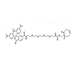 SiR-PEG4-BCN，硅基罗丹明-四聚乙二醇-环丙烷环辛炔