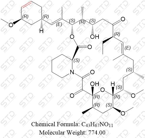 吡美莫司杂质9 (吡美莫司三烯类似物)   Pimecrolimus Impurity 9 (Pimecrolimus Triene Analog)