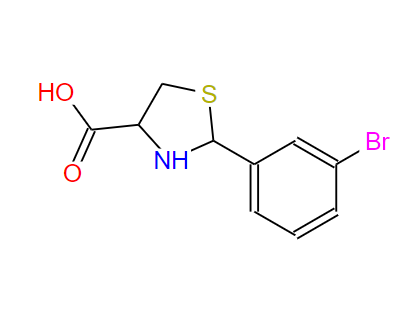 118721-56-5  2-(3-溴苯基)-1,3-噻唑烷-4-羧酸