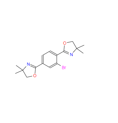 2,2'-(2-溴-1,4-亚苯基)双(4,4-二甲基-4,5-二氢恶唑)115580-69-3