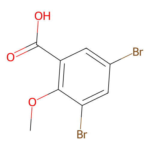 aladdin 阿拉丁 D181111 3,5-二溴-2-甲氧基苯甲酸 13130-23-9 ≥98%