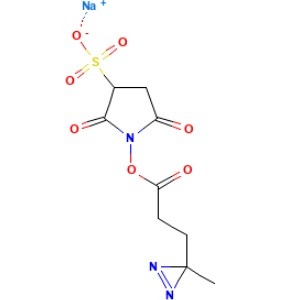 aladdin 阿拉丁 S487839 磺基-SDA（磺基-NHS-二氮丙环）（磺基琥珀酰亚胺4,4'-亚麻酸酯） 1644558-28-0 ≥95%