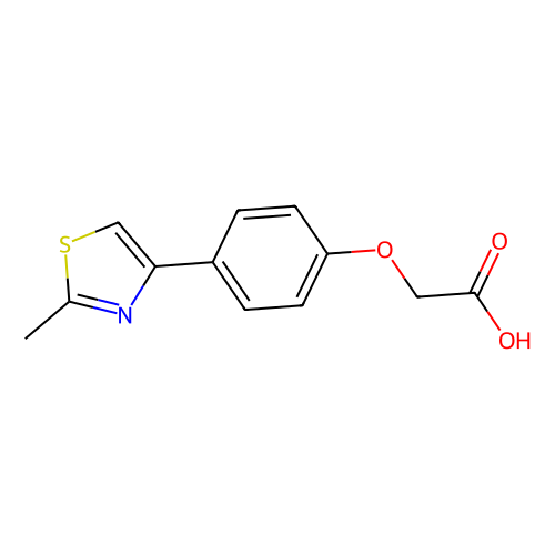aladdin 阿拉丁 M394214 [4-（2-甲基噻唑-4-基）苯氧基]-乙酸 452345-64-1 ≥97%
