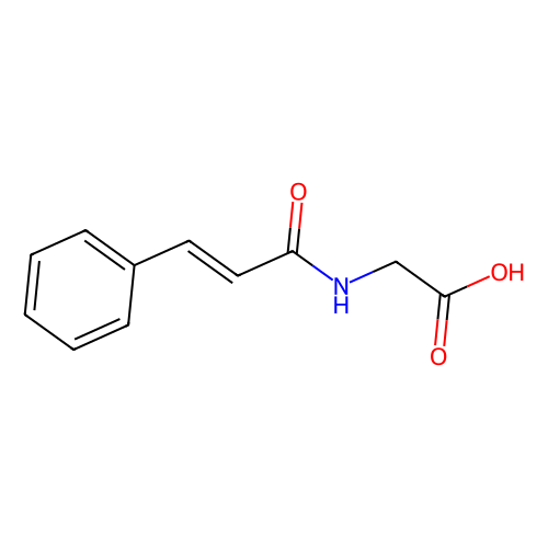 aladdin 阿拉丁 P381089 N-(肉桂酰基)甘氨酸 16534-24-0 ≥97%