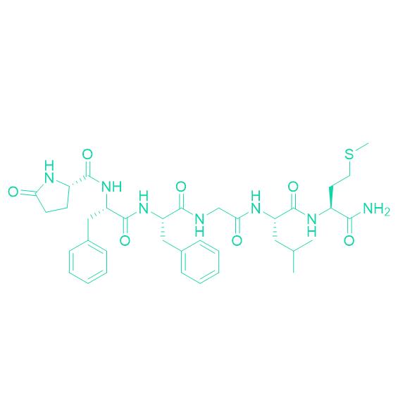 218P374 [Pyr6]-Substance P (6-11) 61123-13-5.png