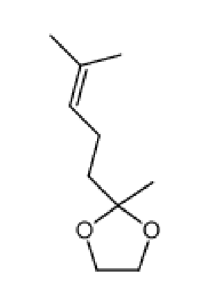2-甲基-2-(4-甲基戊-3-烯基)-1,3-二氧戊环  3695-38-3 