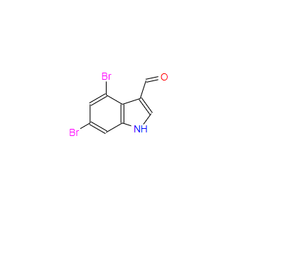  4,6-二溴-1H-吲哚-3-甲醛4,6-dibromo-1H-indole-3-carbaldehyde
