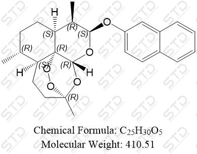 马来酸蒿乙醚胺杂质 2    10β-(2'-naphthyloxy)dihydroartemisinin