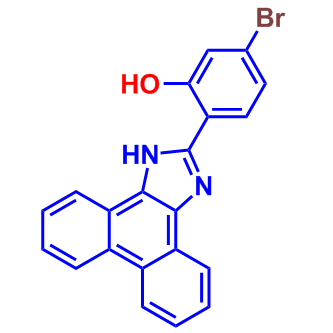 5-溴-2-(1H-菲并[9,10-d]咪唑-2-基)苯酚
