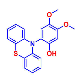 英文名称：4,5-二甲氧基-2-(10H-吩噻嗪-10-基)苯酚