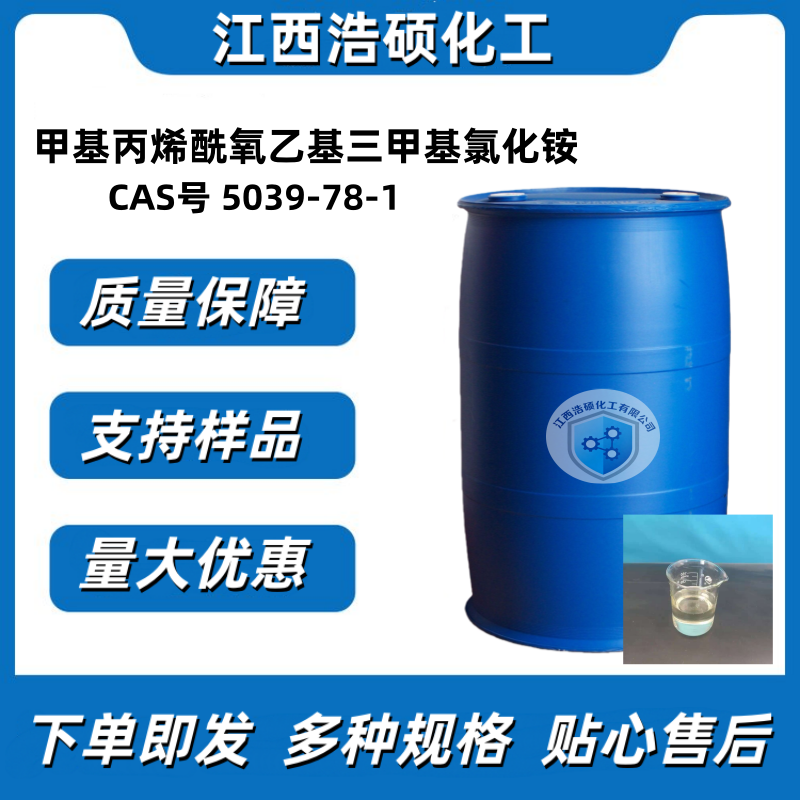 甲基丙烯酰氧乙基三甲基氯化铵  5039-78-1