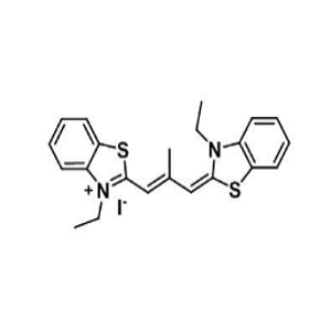 3065-79-0，3,3'-二乙基-9-甲基硫二羰花青碘，3,3'-Diethyl-9-methylthiacarbocyanine iodide