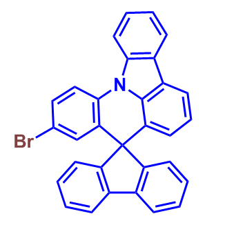 10'-溴螺[芴-9,8'-吲哚并[3,2,1-de]吖啶]