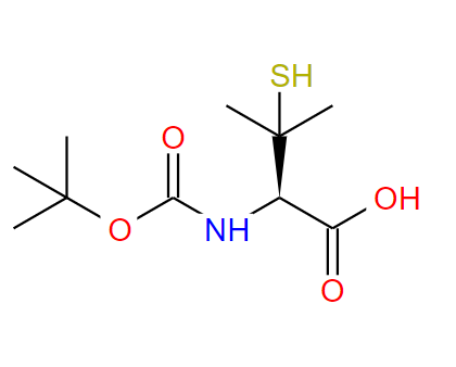 110763-40-1  N-叔丁氧羰基-3-巯基-L-缬氨酸