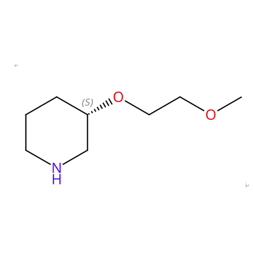 Piperidine, 3-(2-methoxyethoxy)-, (3S)-