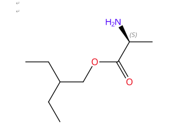 (S)-2-乙基丁基2-氨基丙酸酯盐酸盐