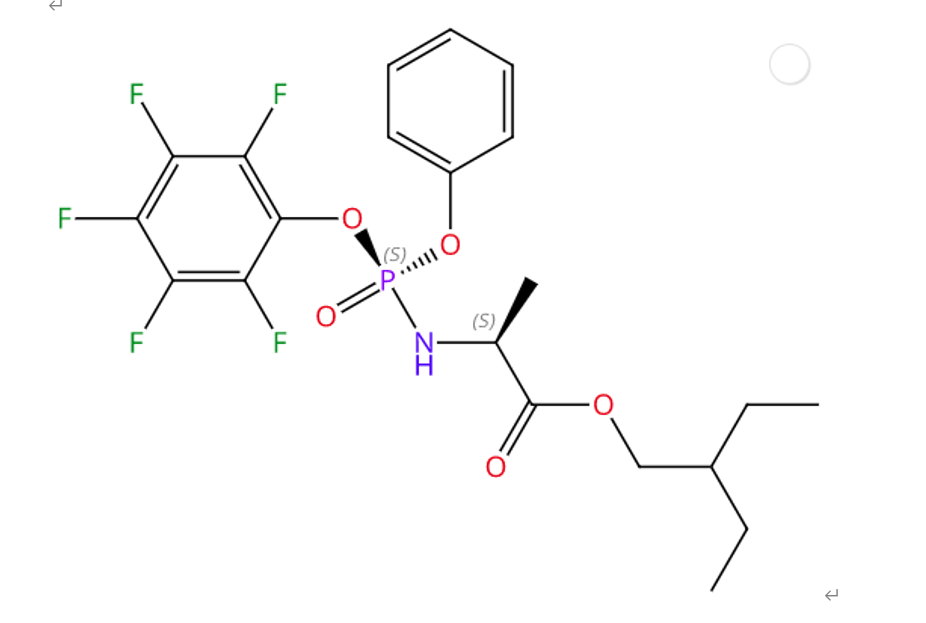 2-乙基丁基(2S)-2-{[(S)-五氟苯氧基(苯氧基)磷酰基]氨基}丙酸酯（瑞德西韦杂质）