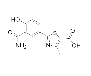 2-(3-氨甲酰基-4-羟基苯基)-4-甲基噻唑-5-甲酸