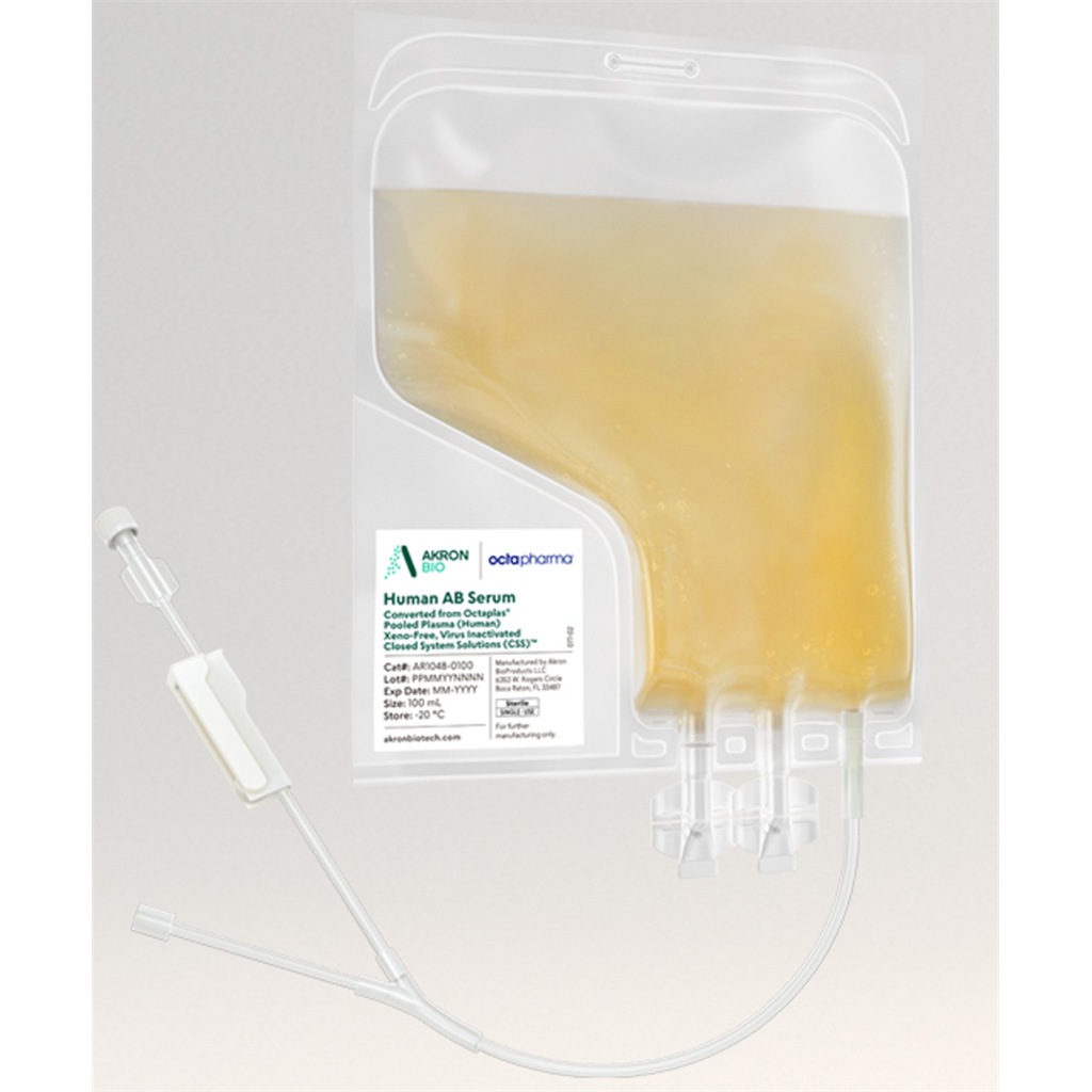 GMP级人AB血清｜干细胞培养,免疫细胞培养｜Akron品牌