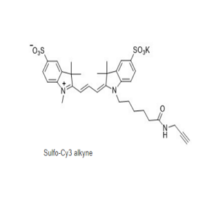 2055138-87-7，Sulfo-Cy3 alkyne，水溶CY3炔基