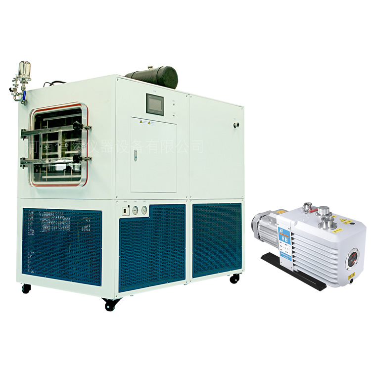 2平方真空冷冻干燥机自动工艺编程原位冻干机LGJ-200F