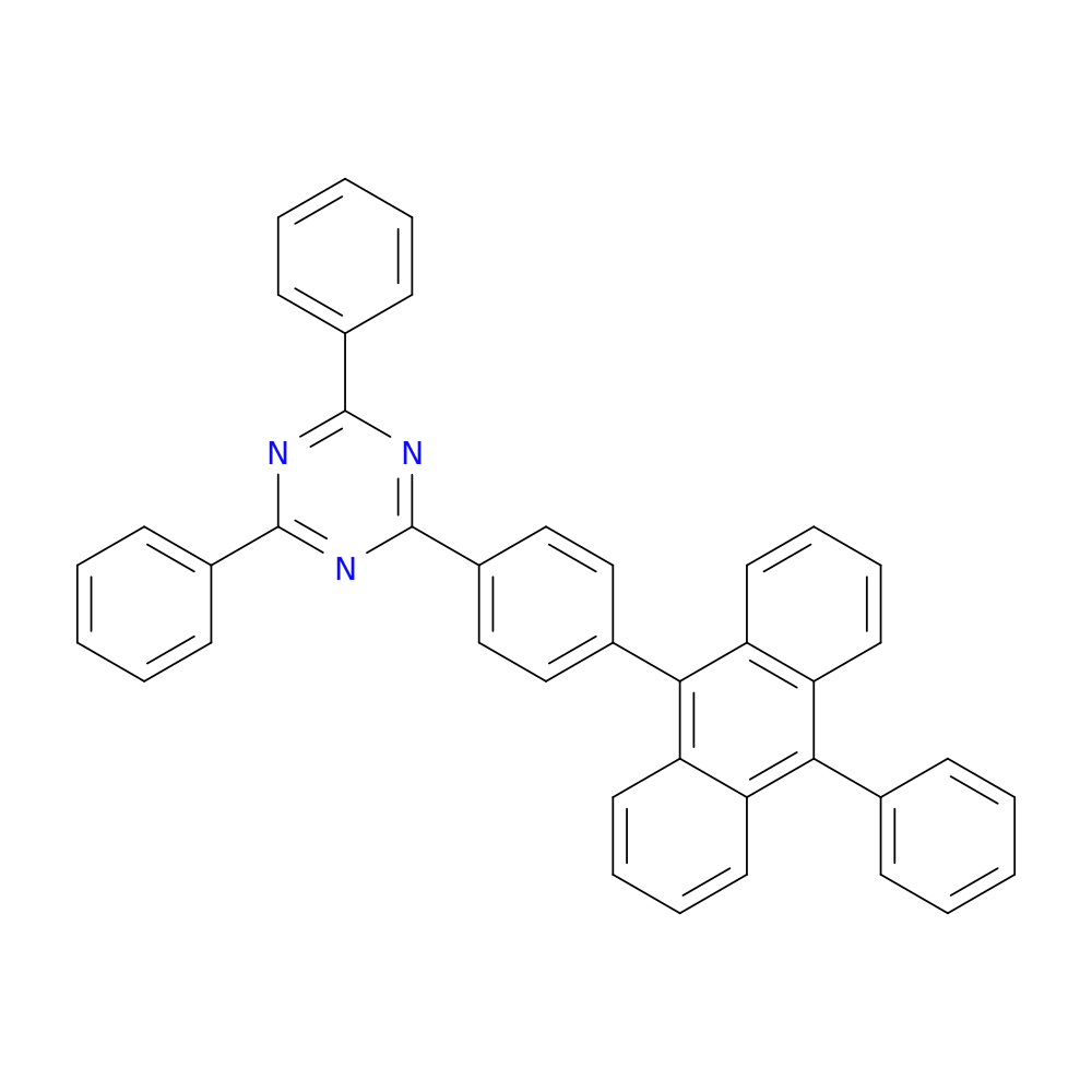 2,4-二苯基-6-[4-(10-苯基-9-蒽基)苯基]-1,3,5-三嗪 2567881-43-8