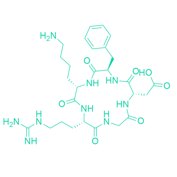 整合素抑制剂多肽cyclo (Arg-Gly-Asp-d-Phe-Lys)/cRGDfK/161552-03-0；500577-51-5