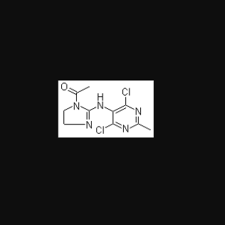 1-乙酰基-N-(4,6-二氯-2-甲基-5-嘧啶基)-4,5-二氢-1H-咪唑-2-胺