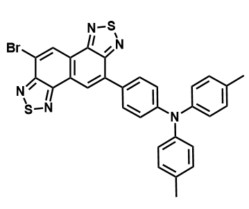 4-(10-溴萘并[1,2-c:5,6-c']双([1,2,5]噻二唑)-5-基)-N,N-二对甲苯基苯胺