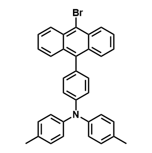 9-溴-10-{4-[N,N-双(4-甲基苯基)氨基]苯基}蒽
