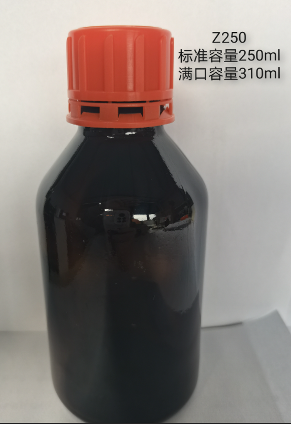 窄口试剂瓶防漏瓶防盗盖瓶聚四氟乙烯垫盖瓶棕色琥珀色钠钙玻璃瓶2