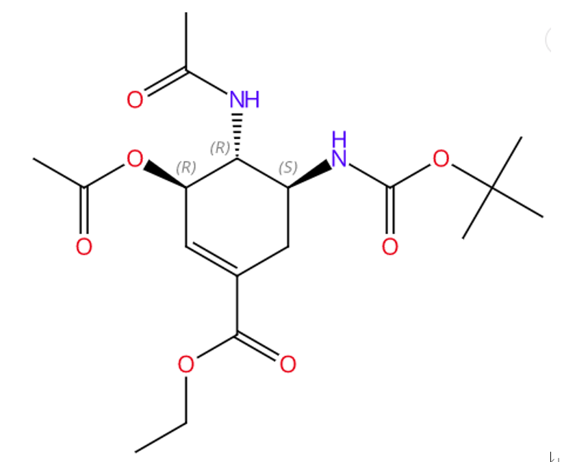 1-环己烯-1-羧酸，4-（乙酰氨基）-3-（乙酰氧基）-5-[[（1,1-二甲基乙氧基）羰基]氨基]-，乙酯，（3R，4R，5S）-