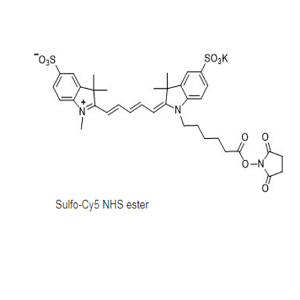 2230212-27-6，Sulfo-Cy5 NHS ester，水溶CY5活化脂