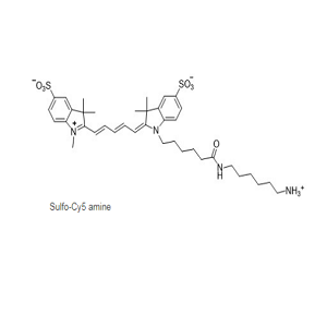2183440-44-8，Sulfo Cy5 amine，Sulfo Cy5 NH2，水溶cy5-氨基