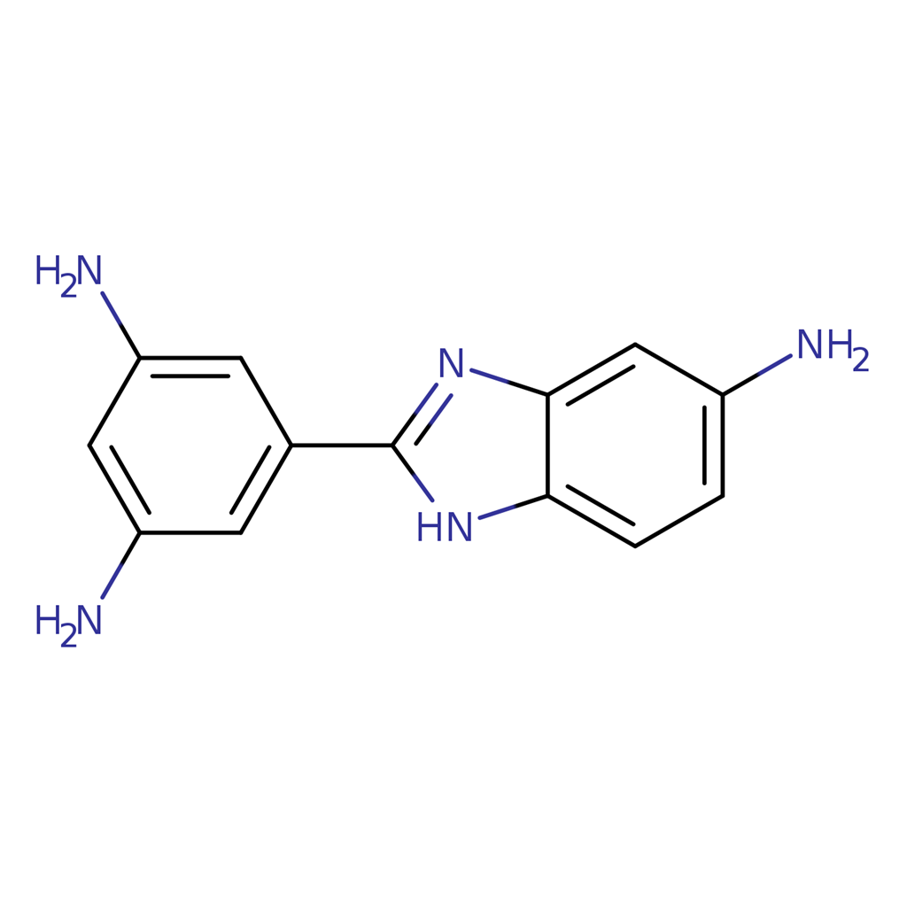5-(5-氨基-1H-苯并[d]咪唑-2-基)苯-1,3-二胺 351226-56-7