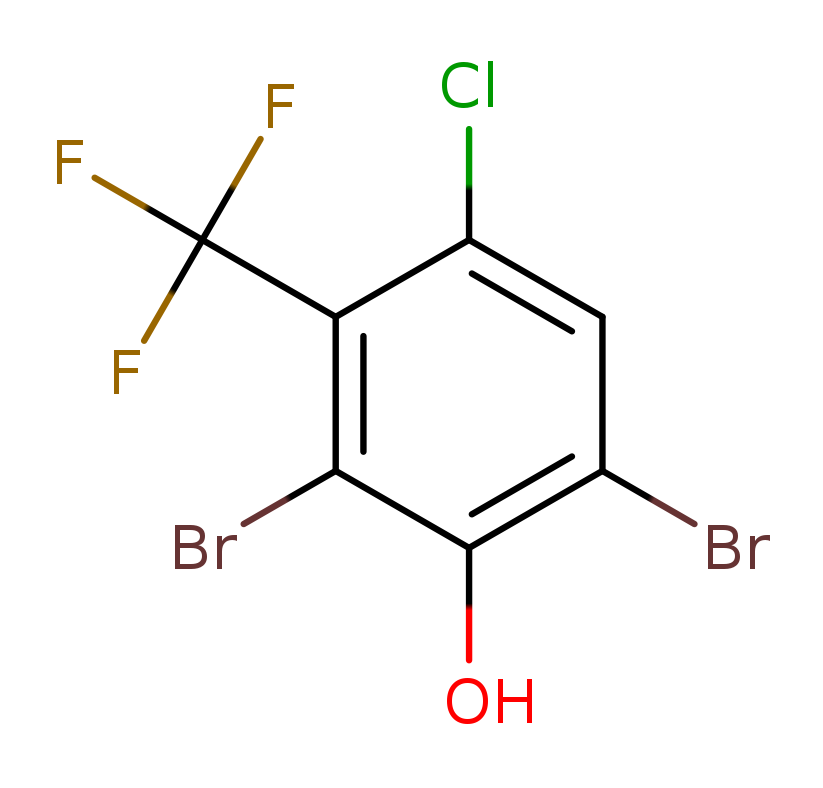 2,6-二溴-4-氯-3-(三氟甲基)苯酚 2918960-33-3