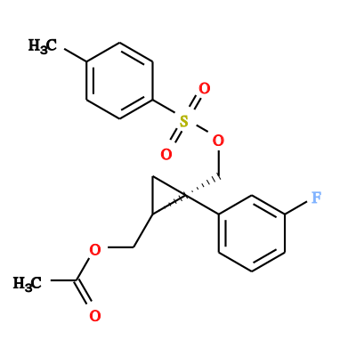 ((1R,2S)-2-(3-氟苯基)-2-((对甲苯氧基)甲基) 环丙基) 甲基乙酸酯