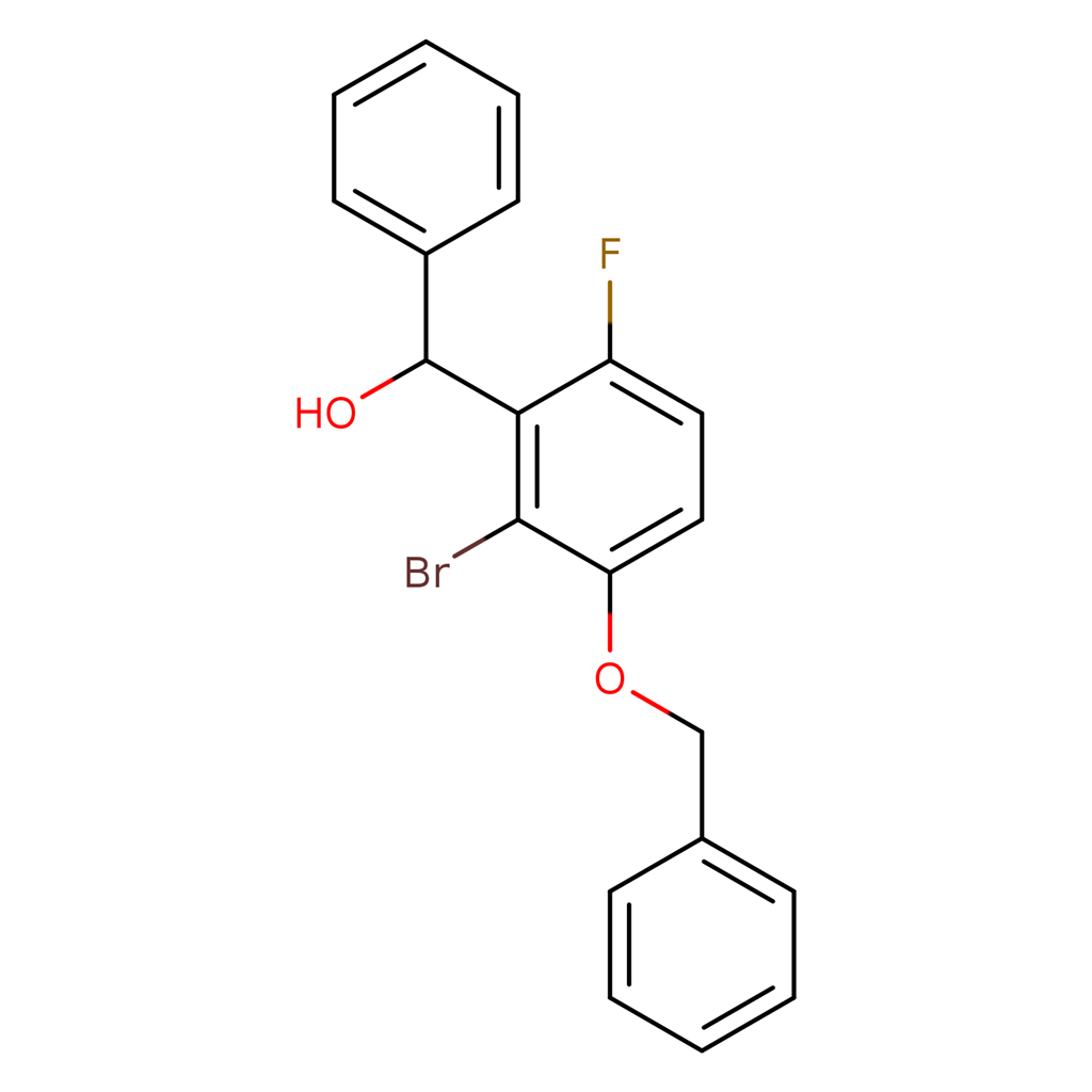 （3-（苄氧基）-2-溴-6-氟苯基）（苯基）甲醇 2901084-75-9