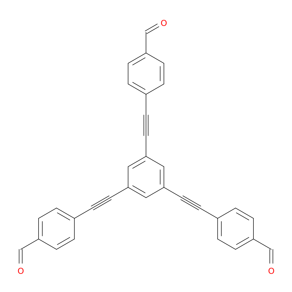 4,4',4''-(苯-1,3,5-三基三(乙炔-2,1-二基))三苯甲醛 2289758-98-9