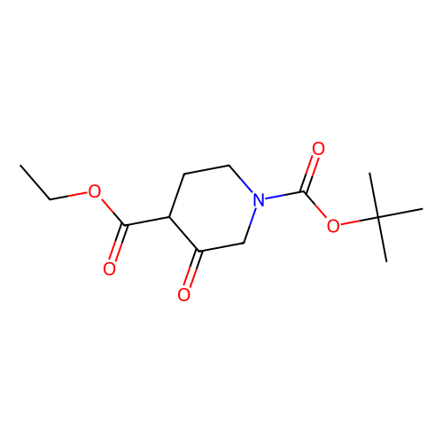 aladdin 阿拉丁 T177261 1-N-叔丁氧羰基-3-氧代哌啶-4-甲酸乙酯 71233-25-5 ≥97%