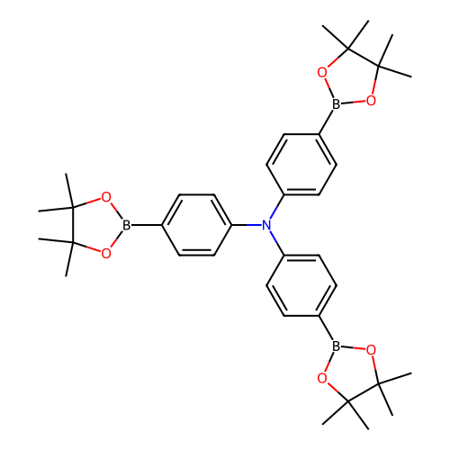 aladdin 阿拉丁 B300671 三(4-(4,4,5,5-四甲基-1,3,2-二氧杂硼杂环戊烷-2-基)苯基)胺 267221-90-9 ≥97%
