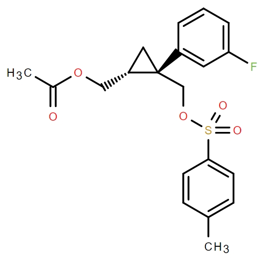 ((1R,2S)-2-(3-氟苯基)-2-((对甲苯氧基)甲基) 环丙基) 甲基乙酸酯
