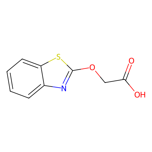 aladdin 阿拉丁 B192536 2-苯并噻唑-2-氧基乙酸 2875-32-3 ≥98%