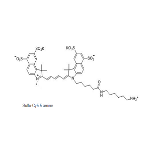 2183440-46-0，Sulfo-CY5.5 NH2，水溶CY5.5 氨基