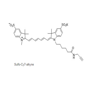 2083440-55-1，Sulfo-Cy7 alkyne，水溶CY7炔基
