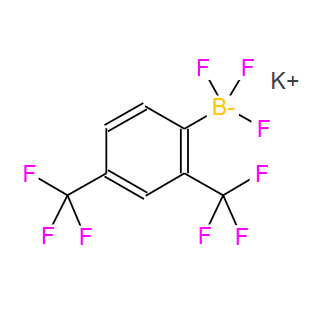 1150655-10-9；2,4-双(三氟甲基)苯基三氟硼酸钾；2,4-BIS(TRIFLUOROMETHYL)PHENYL-TRIFLUOROBORATE POTASSIUM SALT