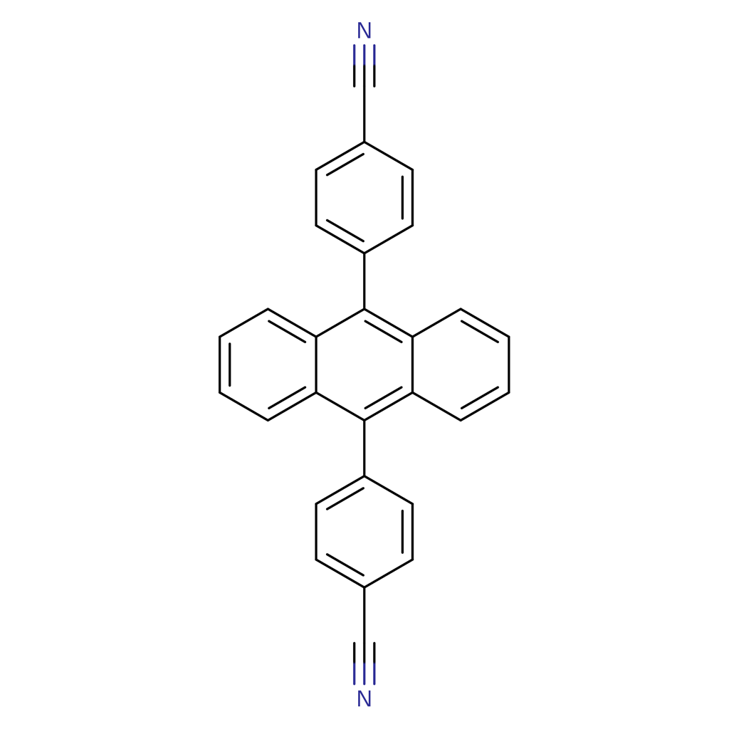 4,4'-(蒽-9,10-二基)二苯甲腈 99372-96-0